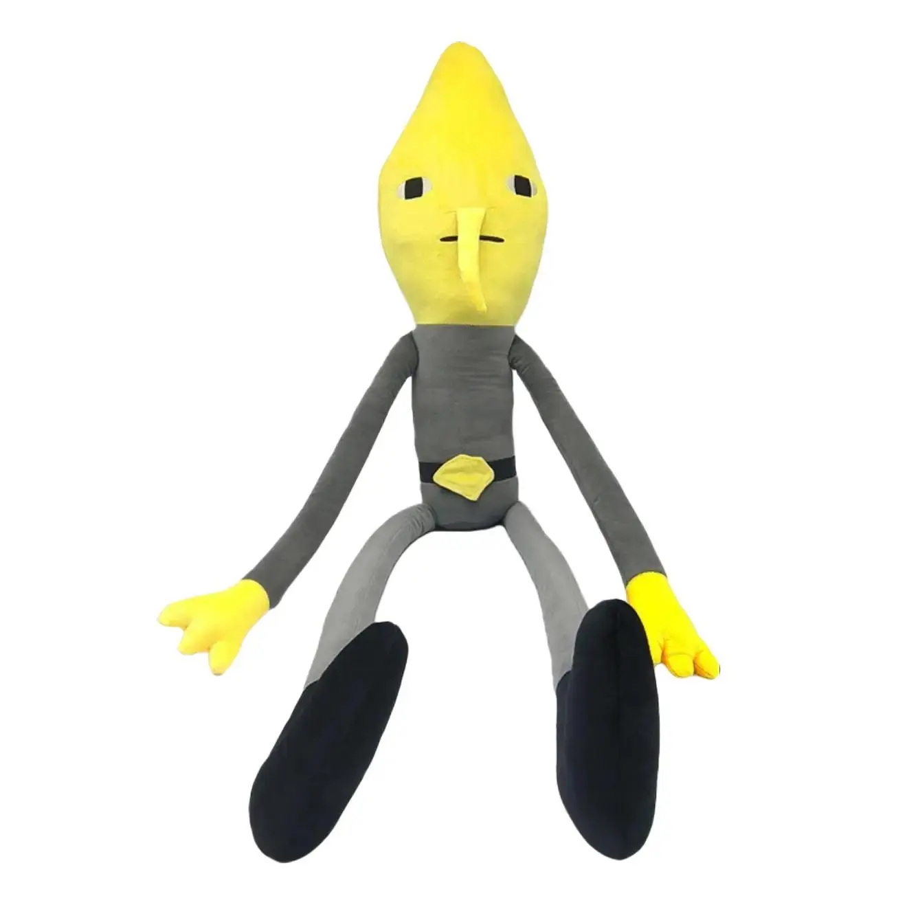 Regular Sized Lemongrab Stuffed Animal - Adventure Time Earl Lemon Grab Plushie - Cute Cartoon Figure Toy - Kids Room Decor & Creative Gift for Boys and Girls