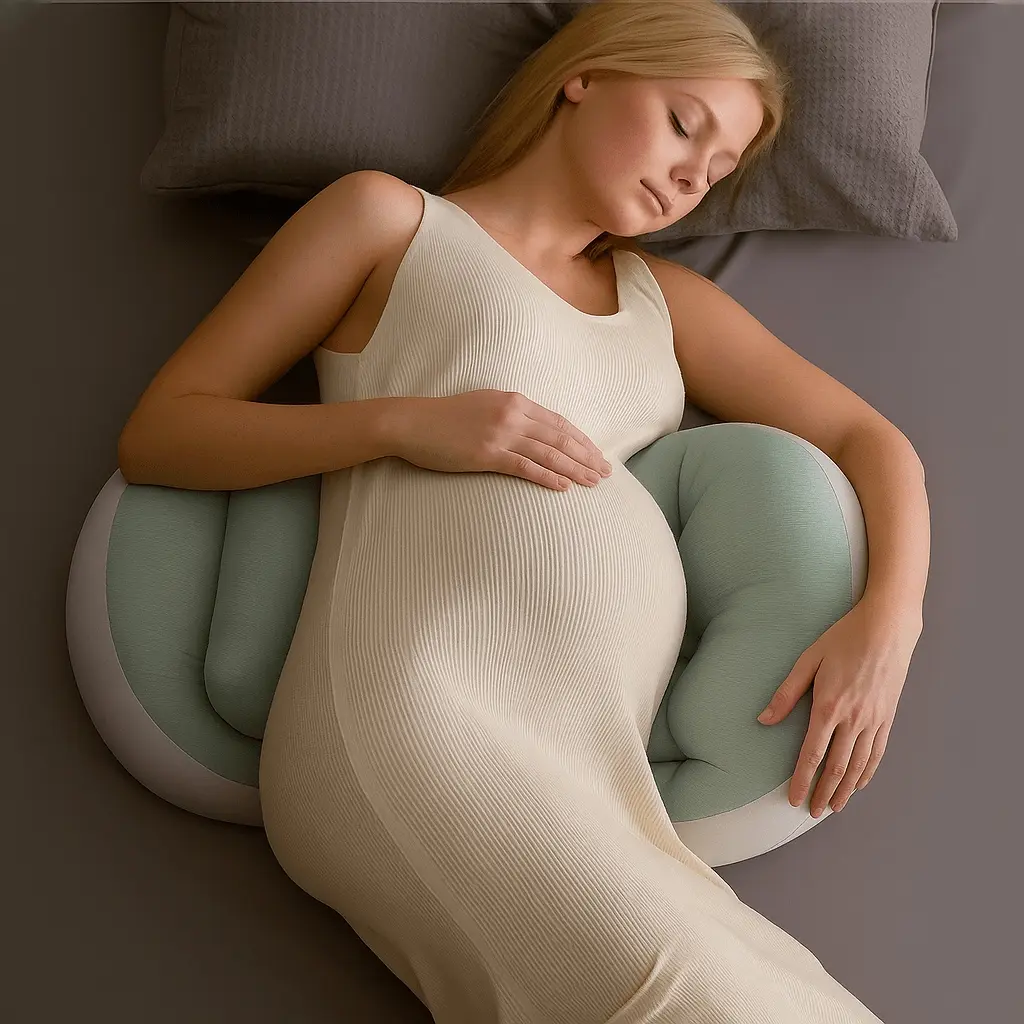 Baoma recommends U-shaped pregnant women's pillows, abdominal support, side sleeping pads, breathable postpartum care gifts, which provide you with more peace of mind and comfortable sleep