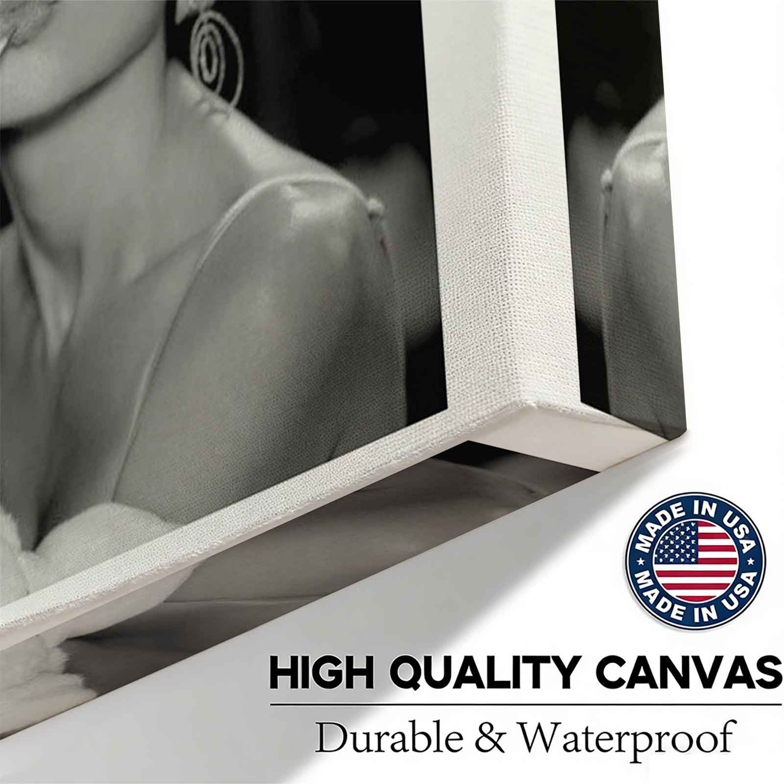 Better Late Than Ugly Retro New York News Canvas Wall Art, Vintage Newspaper Style Print, Funny Bathroom/Beauty Room Decor, Aesthetic Vanity Poster, Unique Gift for Makeup Lovers