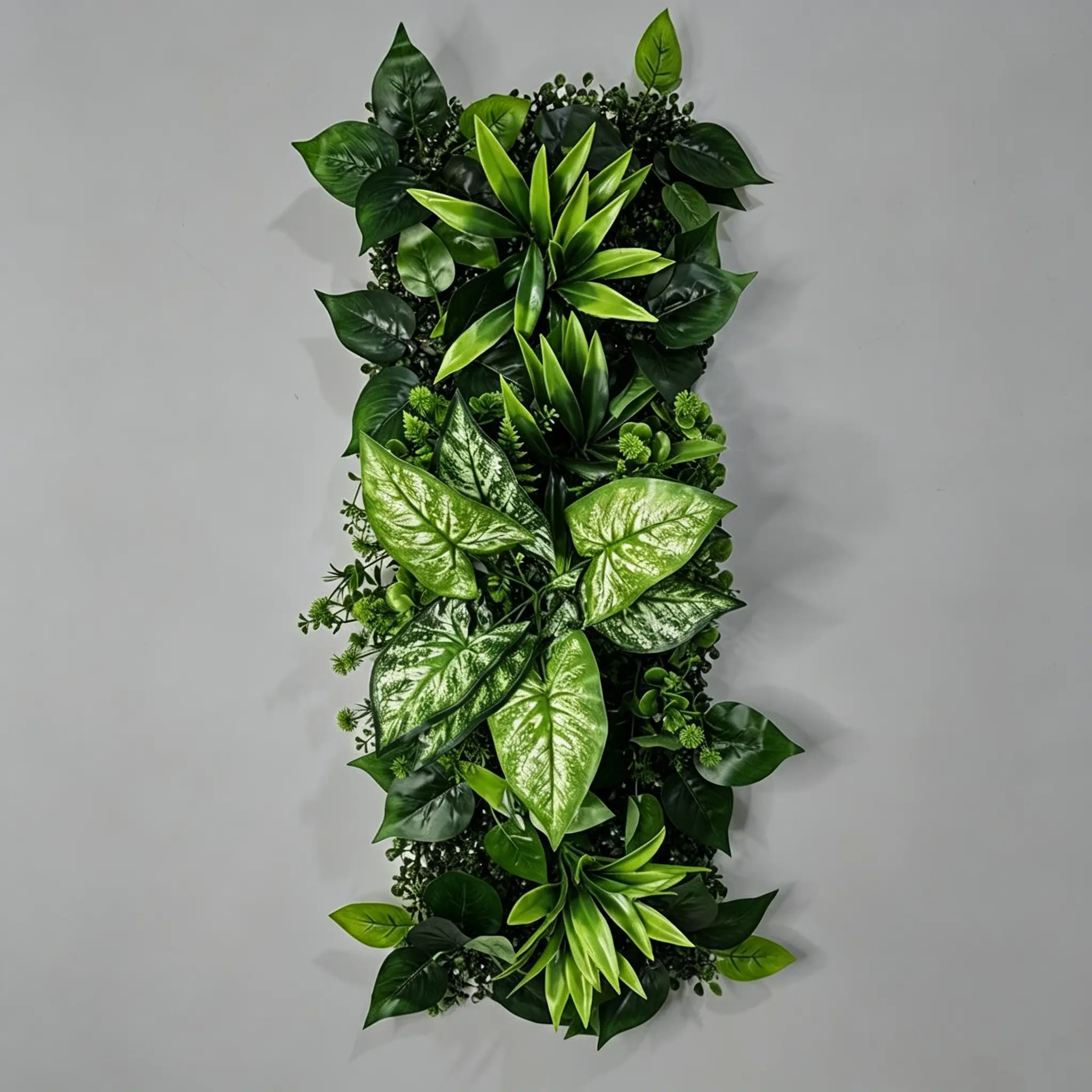 1pcs 25x75CM Artificial Green Grass Plant Wall, Fake Greenery Plants, Wedding Backdrop Decor, for Indoor Outdoor Garden, Fence Wall Decoration