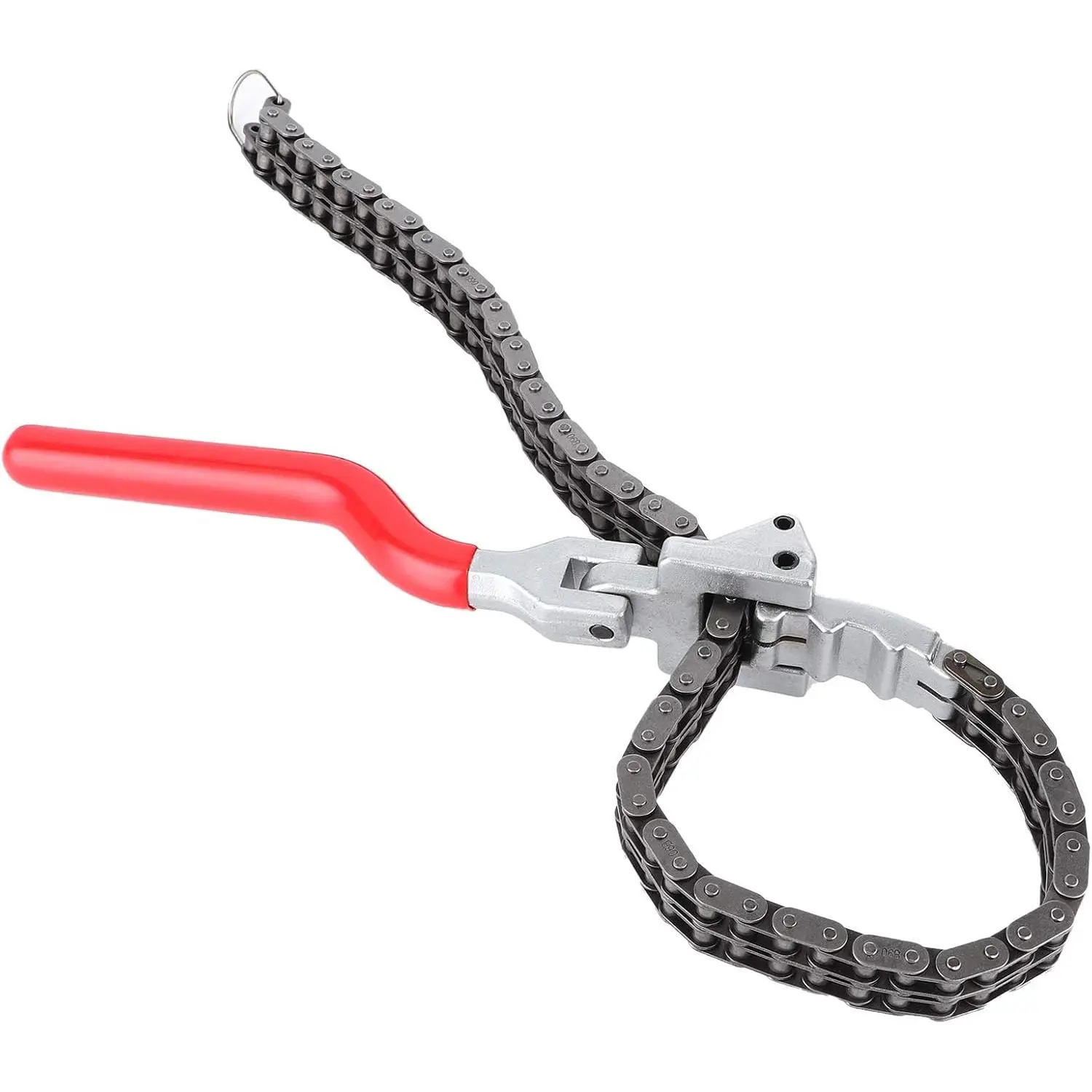 Oil Filter Wrench Chain Type 13.8in Removal Tool| Heavy Duty Chain Design With Adjustable Grip For Large Oil Filters 60-160mm