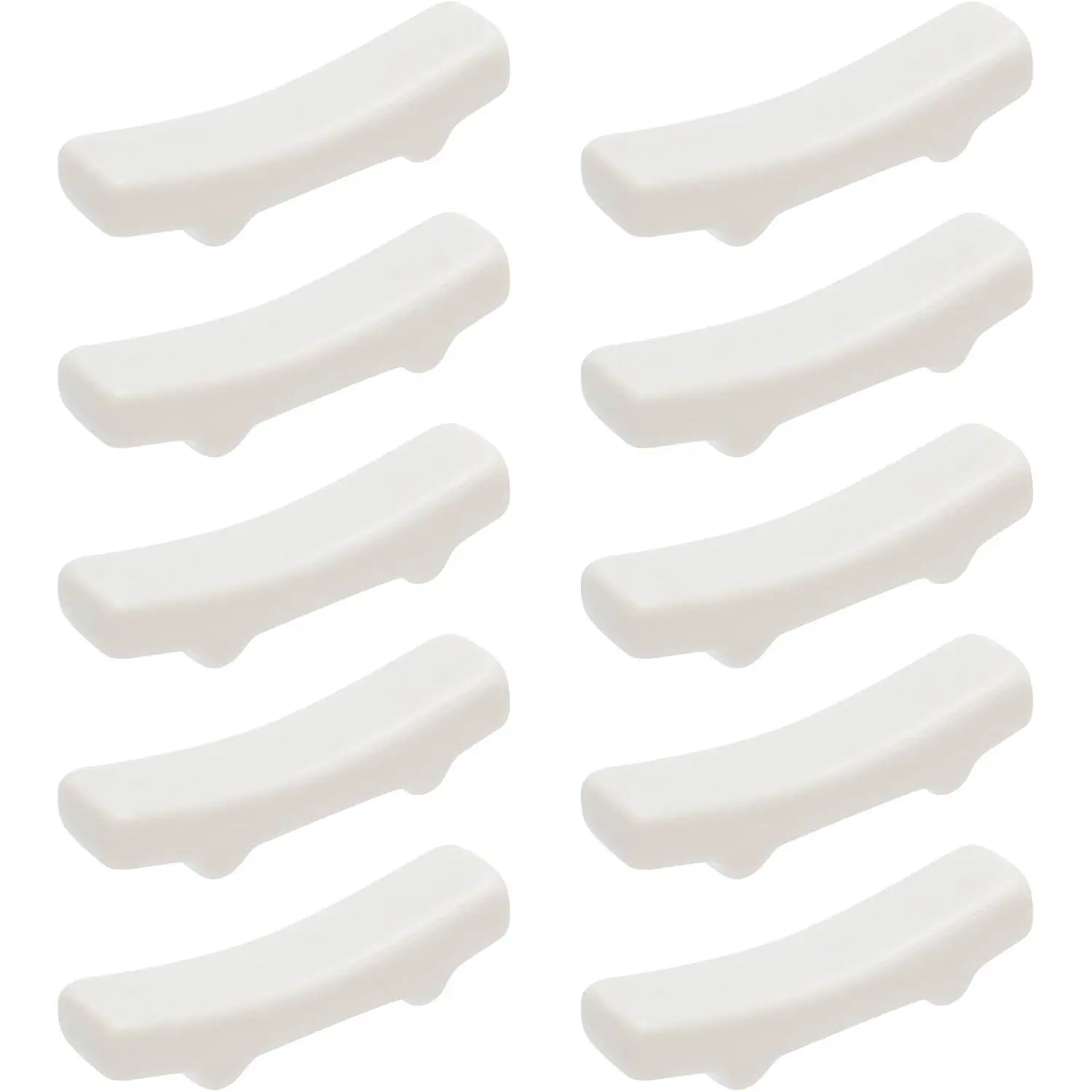 10 count White Porcelain Chopstick Rest Chinese Ceramic Chopstick Holder Chopsticks Rack for Chinese   Restraurant Hotel Creative Spoon Fork Stand Dinning Room Tabletop Decoration