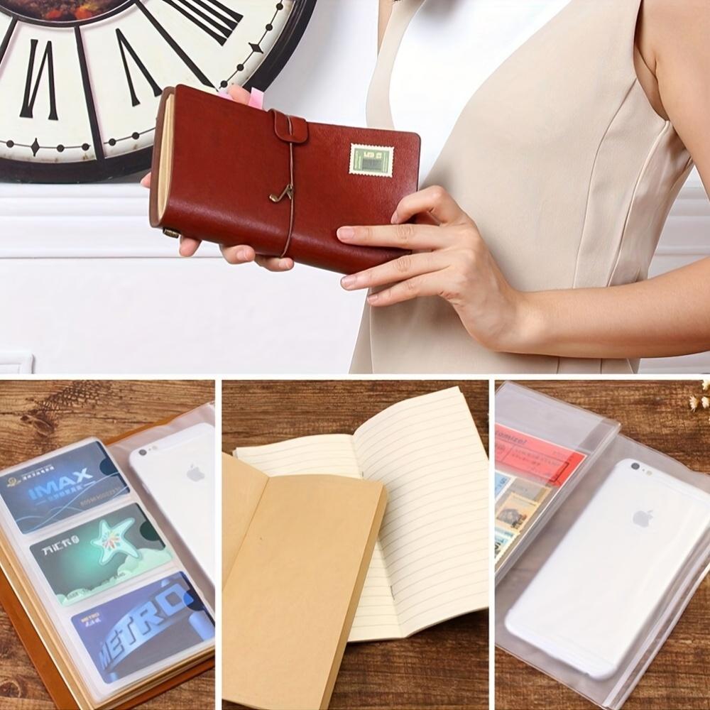Modern Durable Notebook, Vintage-Style Portable Travel Diary with Ruler, Hardcover Notebook, Stationery Supplies for Home, School or Office