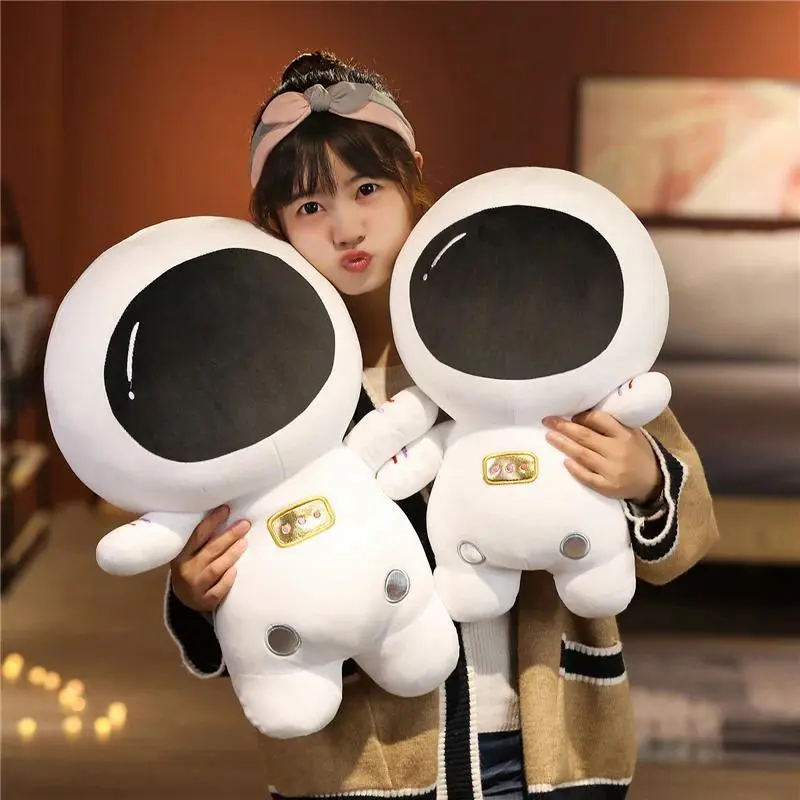 Super Soft Unique Cosmonaut Stuffed Animal, Unisex Cartoon Astronaut Peluche Pillow, No Battery Needed Stuffed Animal Party Gifts for Kids Boys Birthday (Home & Festive Party Supplies)