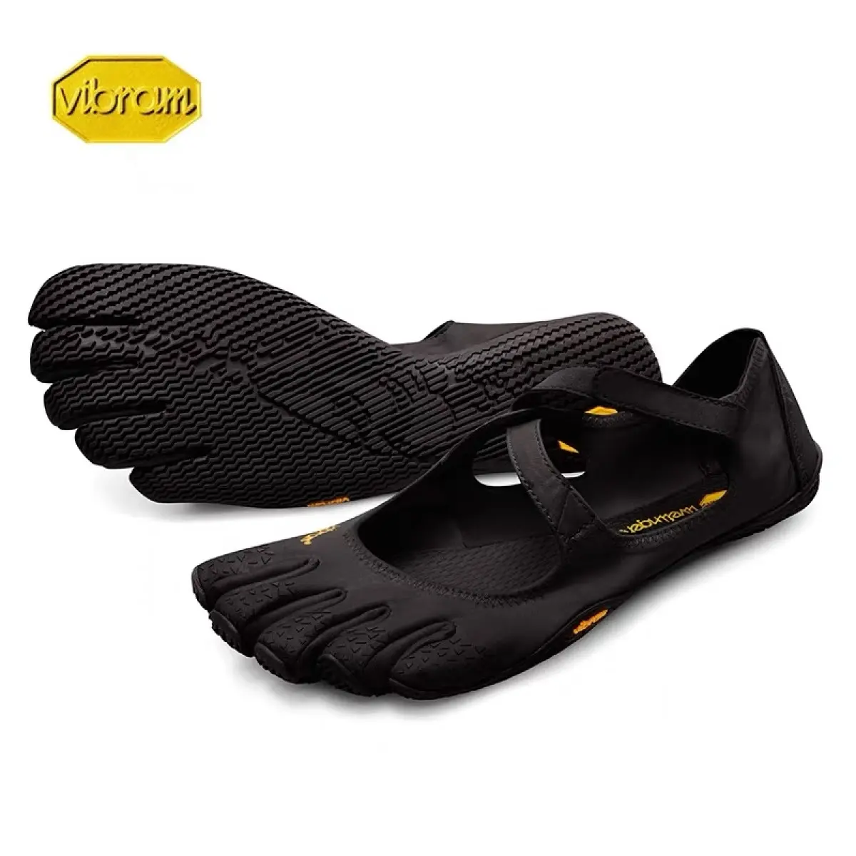 Vibram 5 Finger Toe Shoes Women's V-Soul Casual Trainers - Pilates, Fitness, Indoor Use - US 6-8, Multicolor
