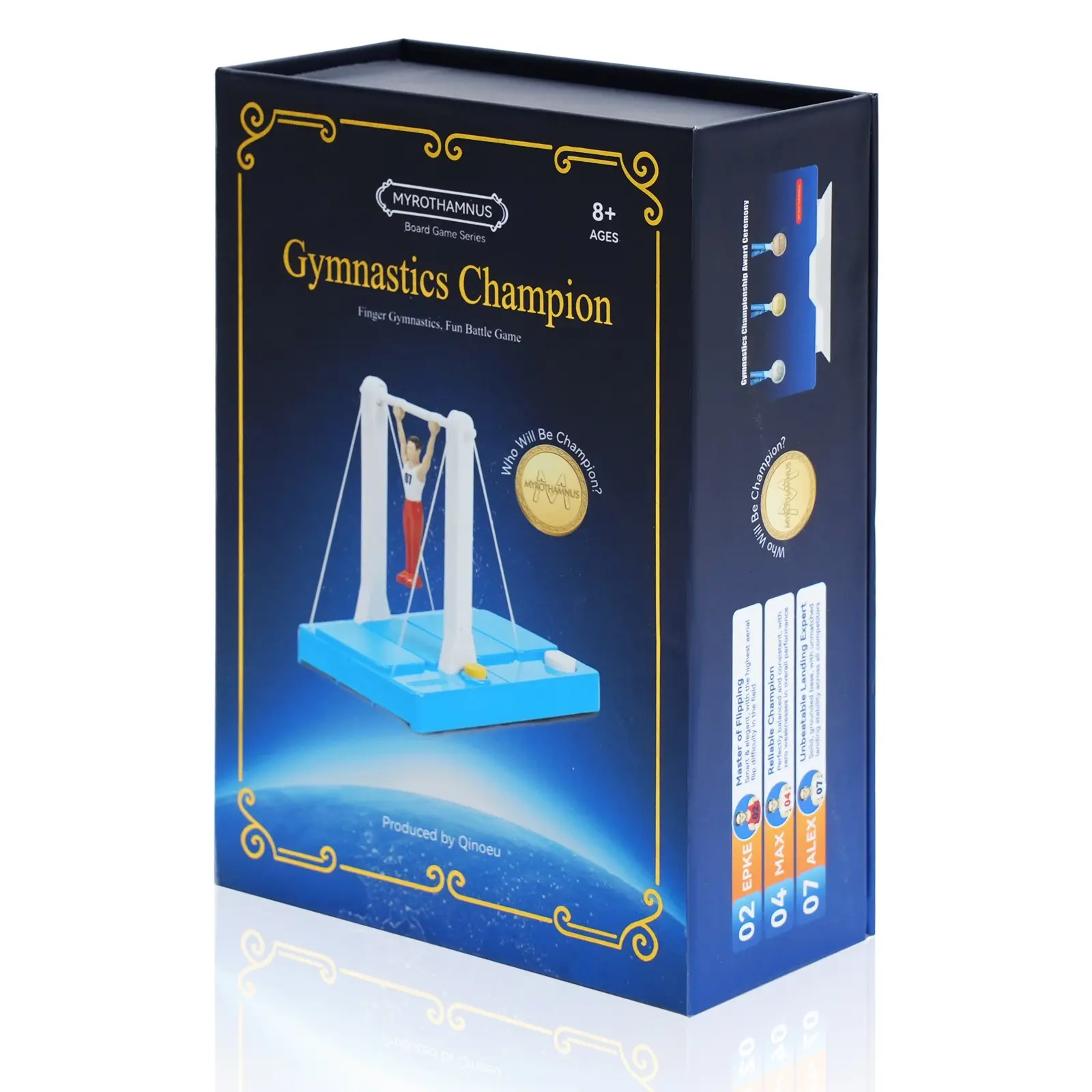 Gymnastics Champion Mechanical Balance Board Game, Battery-Free Stress Relief Desk Toy, Family Multi-Player Stem Puzzle Gift