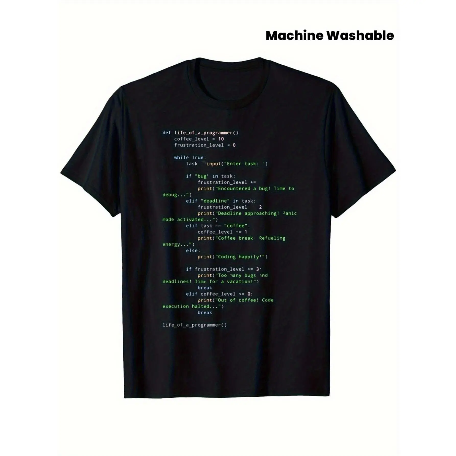 Men'S Programming Language Code Graphic T-Shirt - 100% Soft Crew Neck Short Sleeve with Python, Java, C # , Javascript, Ruby, C - Machine Washable Tech Enthusiast Apparel for Casual Streetwear & Casual Attire - All-Season Comfortable Round Neck Tee