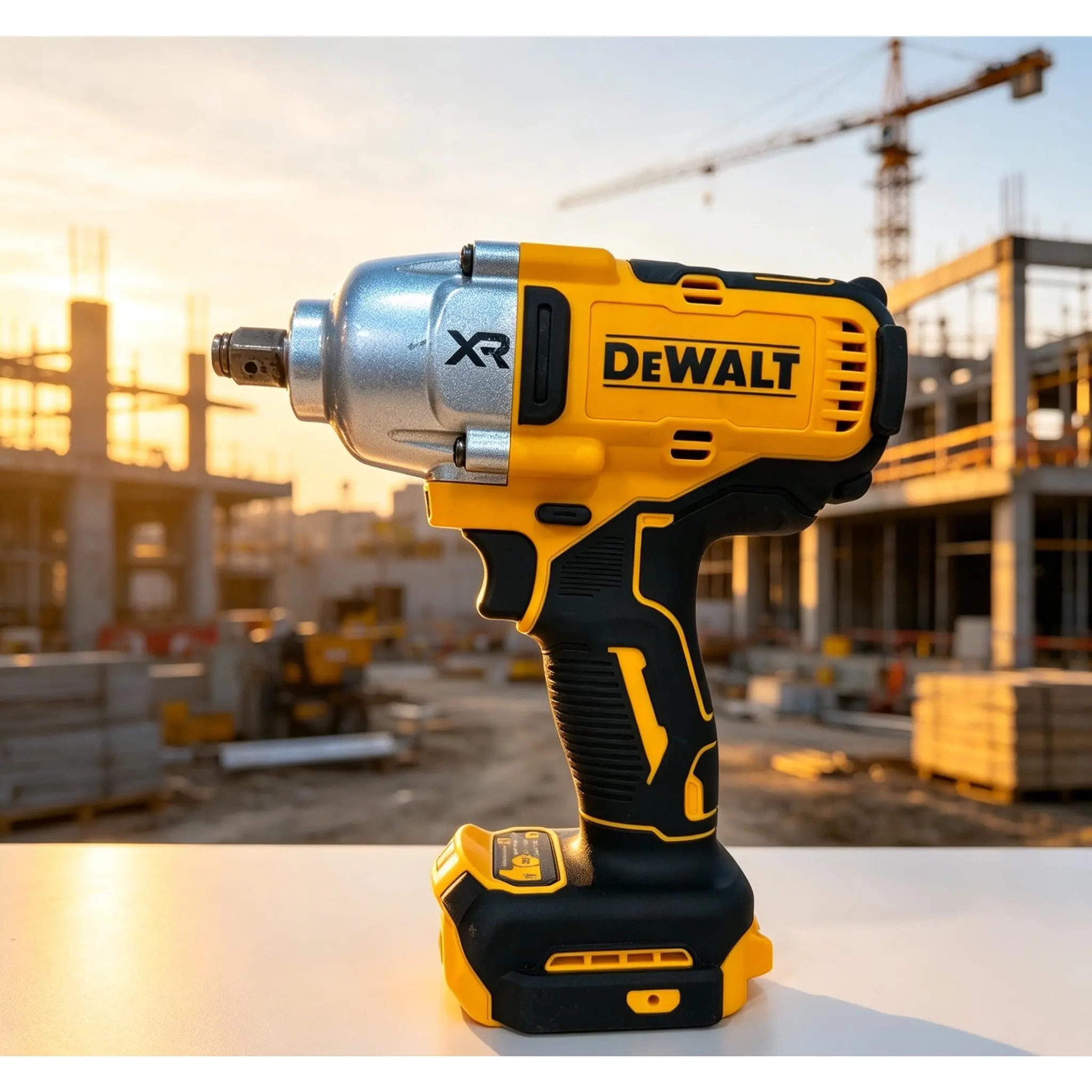 DEWALT 20V MAX Brushless 1/2 Inch High Torque Cordless Impact Wrench, Heavy Duty Impact Gun Power Tool for Automotive Repair, Tire Service, Farm & Construction Work