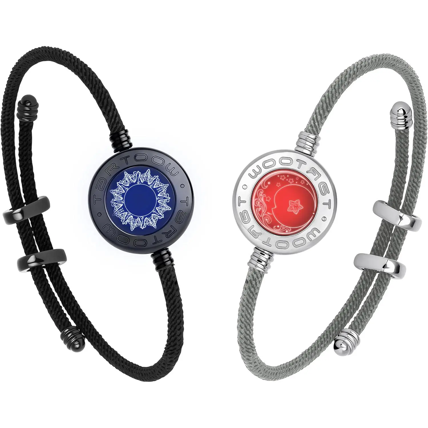 Long Distance  Vibration Bracelets Long Distance Relationship Gifts for Girlfriend Boyfriend Love Bracelets for Couples  MB001