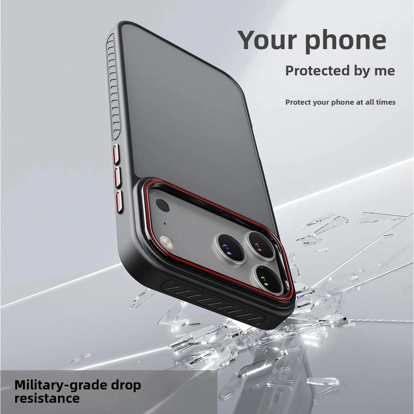 New Matte Transparent Case for IPhone  17 Air 17 16E 16 15 14 13 12 11 Pro Max Lens Protection Shockproof Coque for IPhone 16 Pro Max Cover