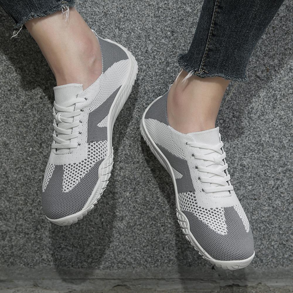 Barefoot Shoes Women Non-Slip Sole Minimalist House Sneakers Zero Drop Walking Tennis Lightweight Breathable Daily Wear Arch Support Shoes