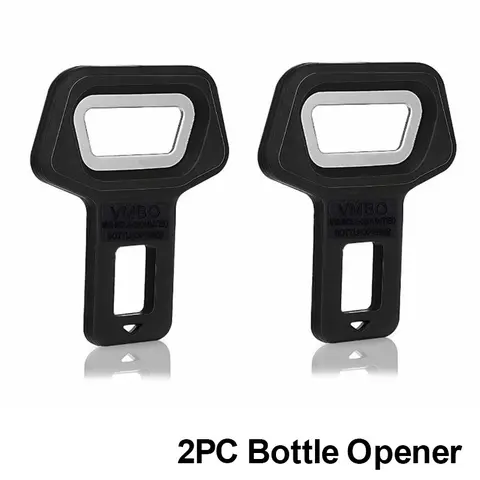 Bottle Opener Set, 2 or 4 Pack, Seat Belt Buckle Shaped Design, Durable Metal & Plastic, Portable Beer Opener for Bartenders, Home, Bar & Restaurant, Great Gift Idea