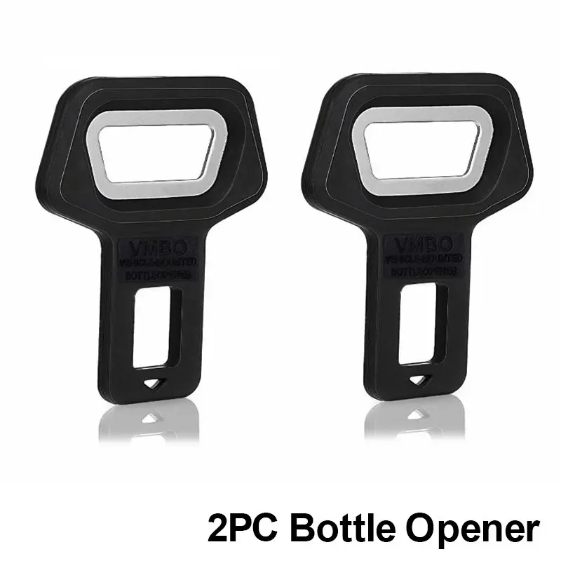 Bottle Opener Set, 2 or 4 Pack, Seat Belt Buckle Shaped Design, Durable Metal & Plastic, Portable Beer Opener for Bartenders, Home, Bar & Restaurant, Great Gift Idea