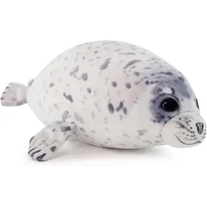 Seal Stuffed Animal Toy, Cute plushies, 12" Seal Plush Pillow Gift for Girls Kids Children Birthday Christmas (Small)