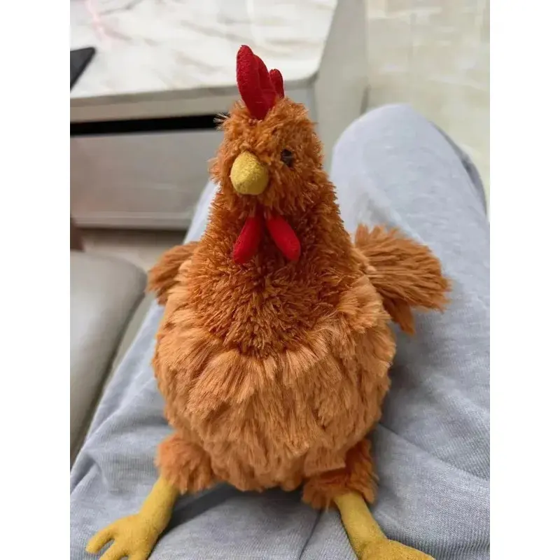 New Simulation Hen & Rooster Plush Doll Soft Stuffed Animal Toy Creative Kids Gift for Children