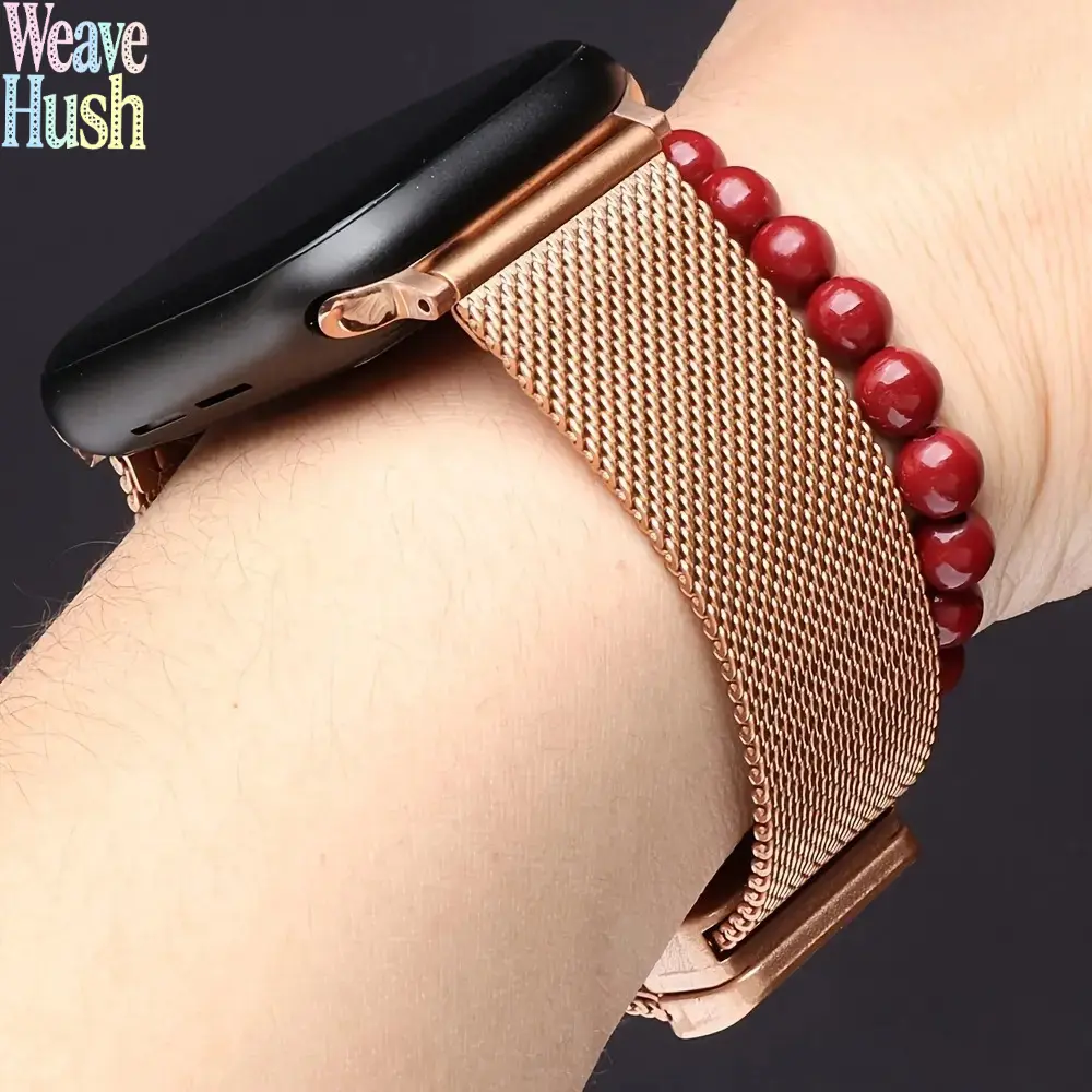 Stainless Steel Smart Watch Band, Durable Premium Strap With Secure Folding Clasp, Wearable Tech Accessory, Metal Replacement Wristband Compatible With 38-49mm Smart Watches