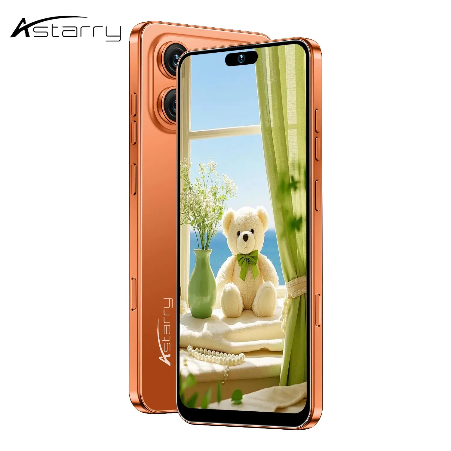 Astarry HotSale 17 Pro Max Smart Phone 6+64GB Large Memory MTK6762 Octa Core Processor Android 12.0 System 16+20MP One Click Shooting 6.93 Inch Ultra Clear Large Screen 5000mAh Long Lasting Battery 4G Network Phone Dual Card Dual Standby Face Unlock Phone