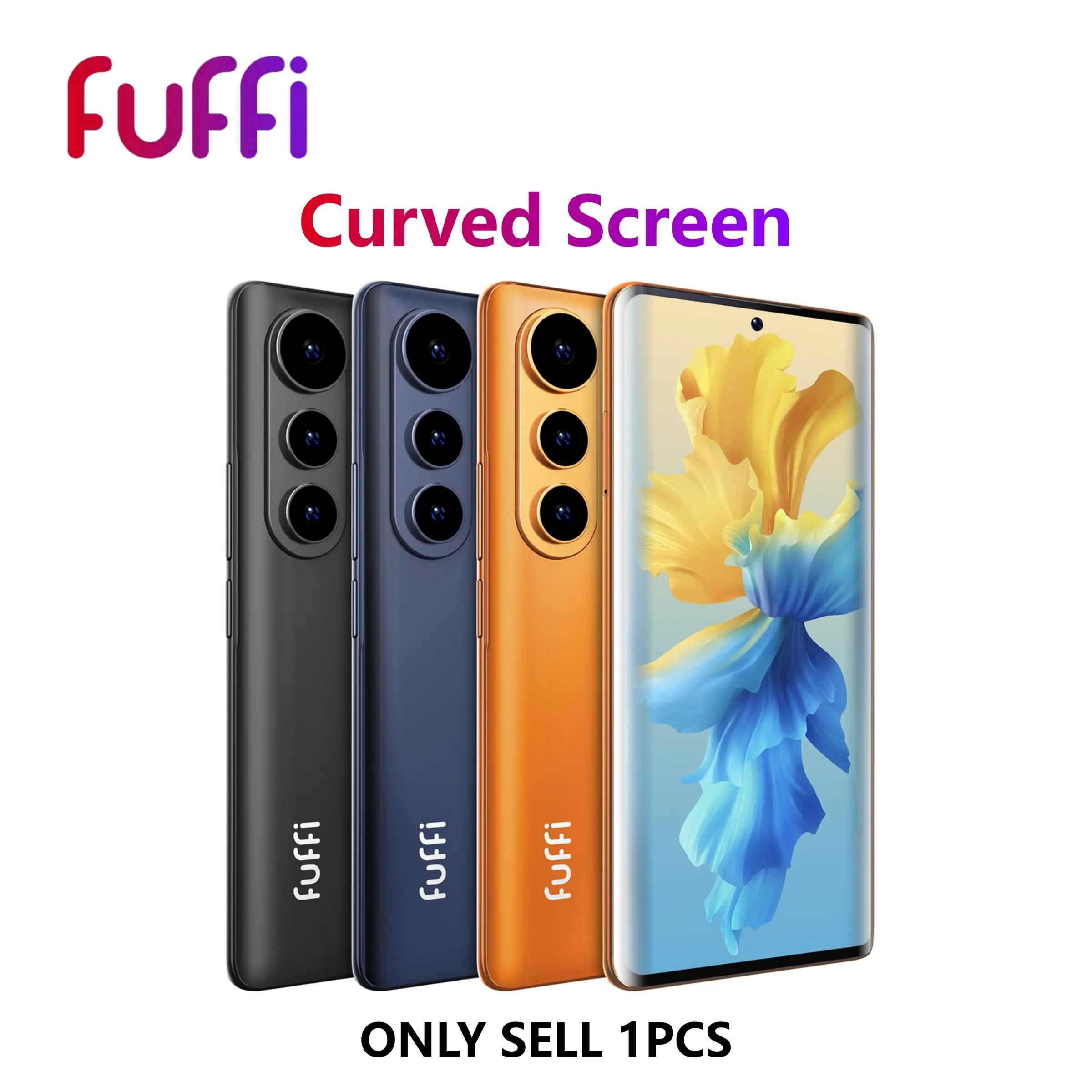 Fuffi S26 Pro Smartphone, 6.67-Inch Oled Curved Screen, 4GB RAM 64GB ROM, Octa-Core Processor, 4G network, Dual Sim, 5000mah Battery, Android 12