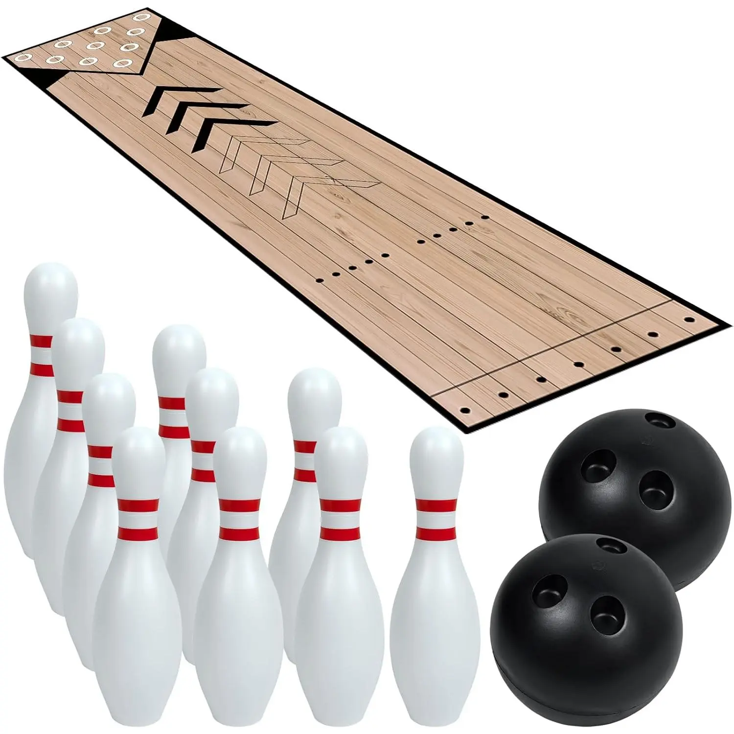 Mini Bowling Set, Indoor & Outdoor Home Bowling Set, Bowling Alley Set with Lane, Bowling Pins & Ball Setfidget toys