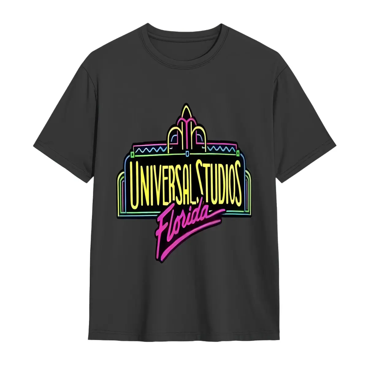 Universal Studios Florida V2 T- Shirt Summer Clothes Tops Mens T Shirt