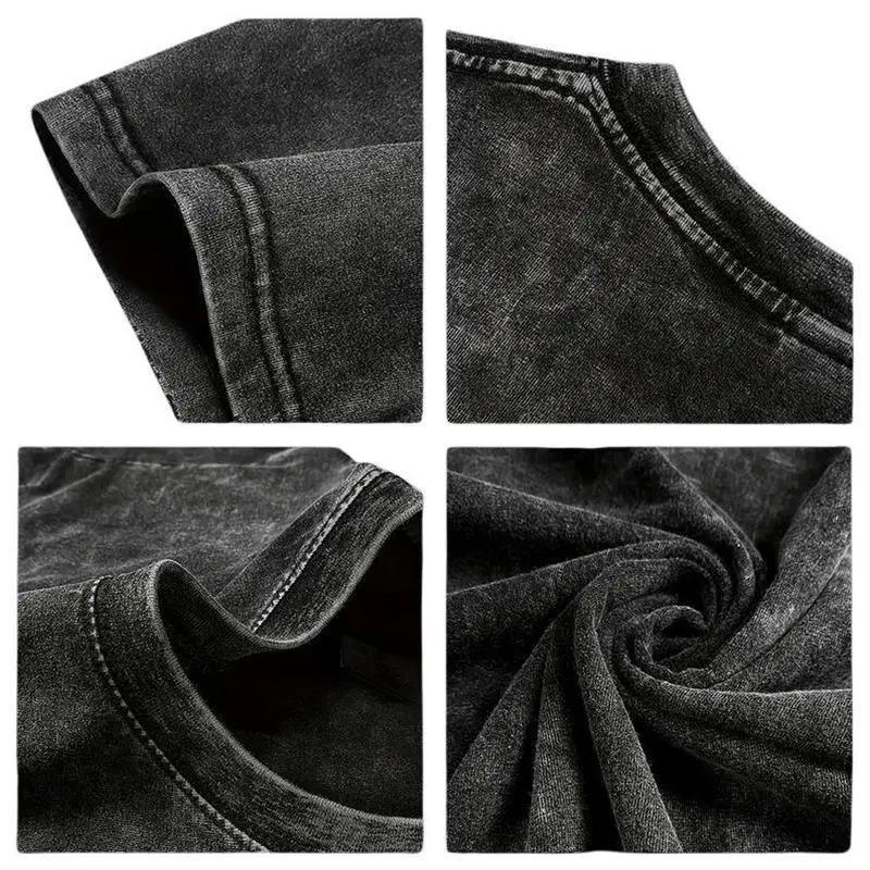 Blackstar X Chain Scythe Soul Eater Anime Oversized Cotton T-Shirt Vintage Washed Loose Fit Casual Tee Unisex Short Sleeve Streetwear Hip Hop Urban Retro Tops Soft Comfortable for Anime Fans