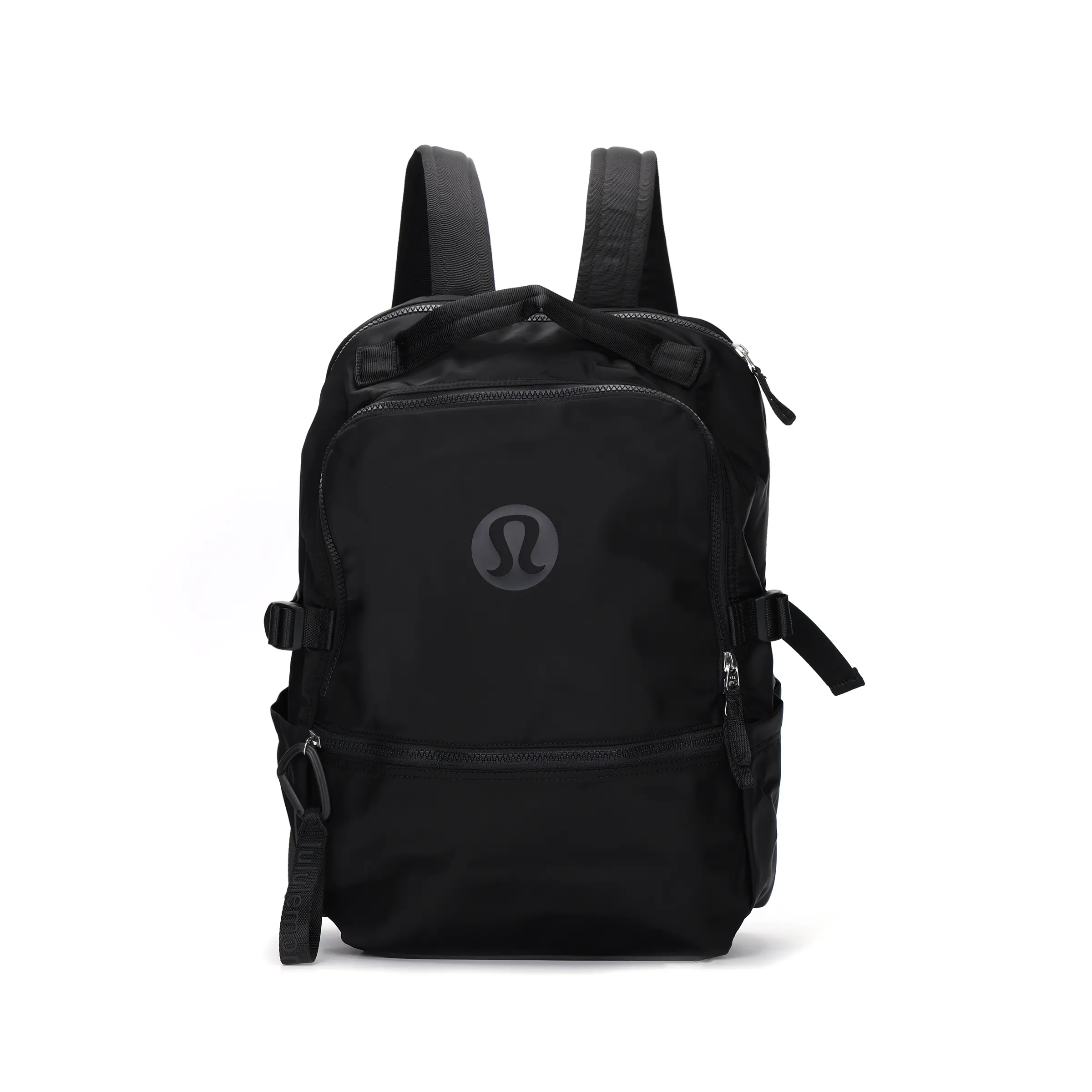 Lululemon NEW CREW 22L Nylon Backpack for Men and Women – Black and Graphite Grey