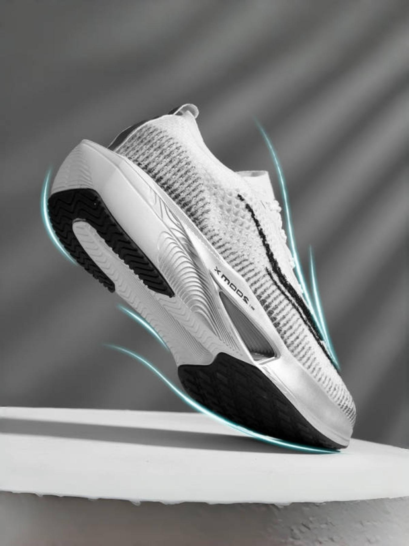 Men's Comfortable, Professional Racing Style, Fine Upper Material, Stretch-Resistant Laces, Lightweight Sole, Outdoor Running Shoes