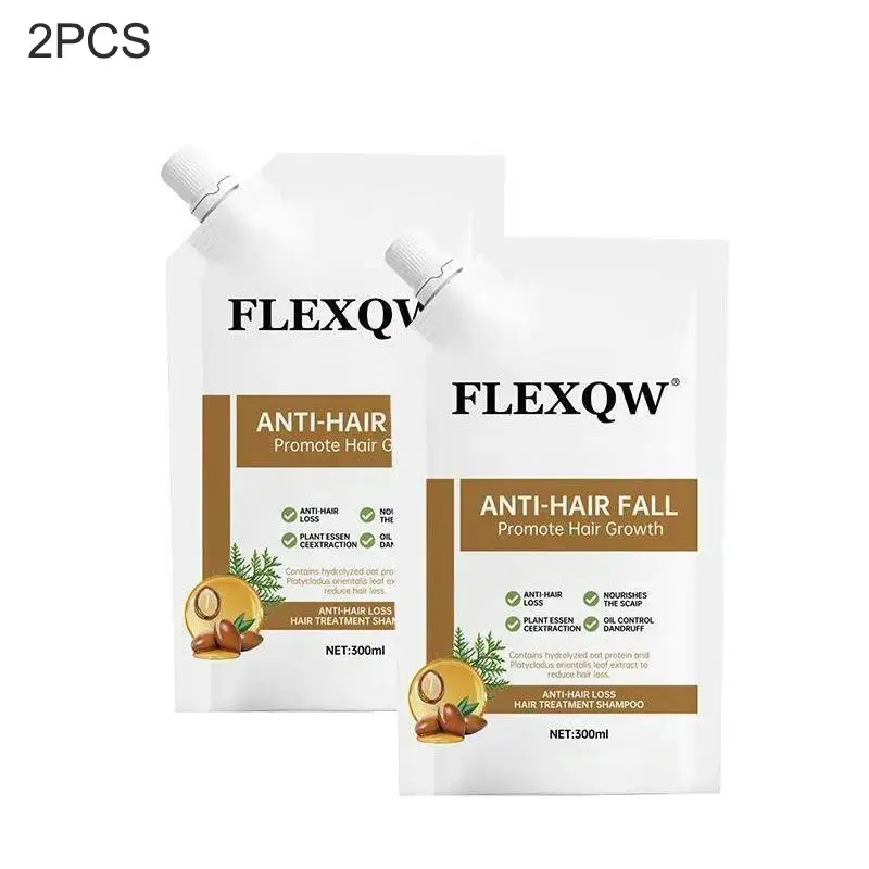 Buy One Get One Free Hair Loss Nourishing Shampoo, Oil Control Dandruff Relief, Ginseng Ginger Formula, Jojoba Oat Recipe, 300ML