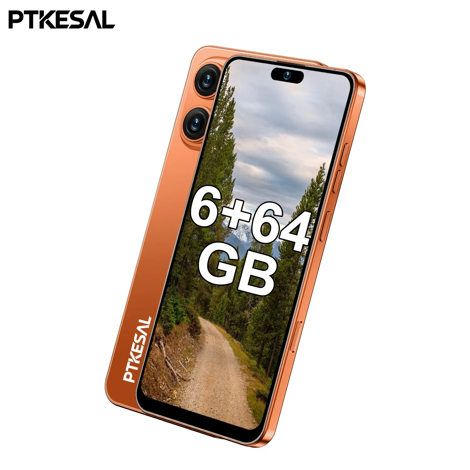 PTKESAL-5000mAh ultra long battery life 6.93-inch large screen 6GB+64GB MTK6762 eight core 16 million+20 million high-definition dual camera Android 12.0 4G phone supports dual unlocking of facial recognition and fingerprint
