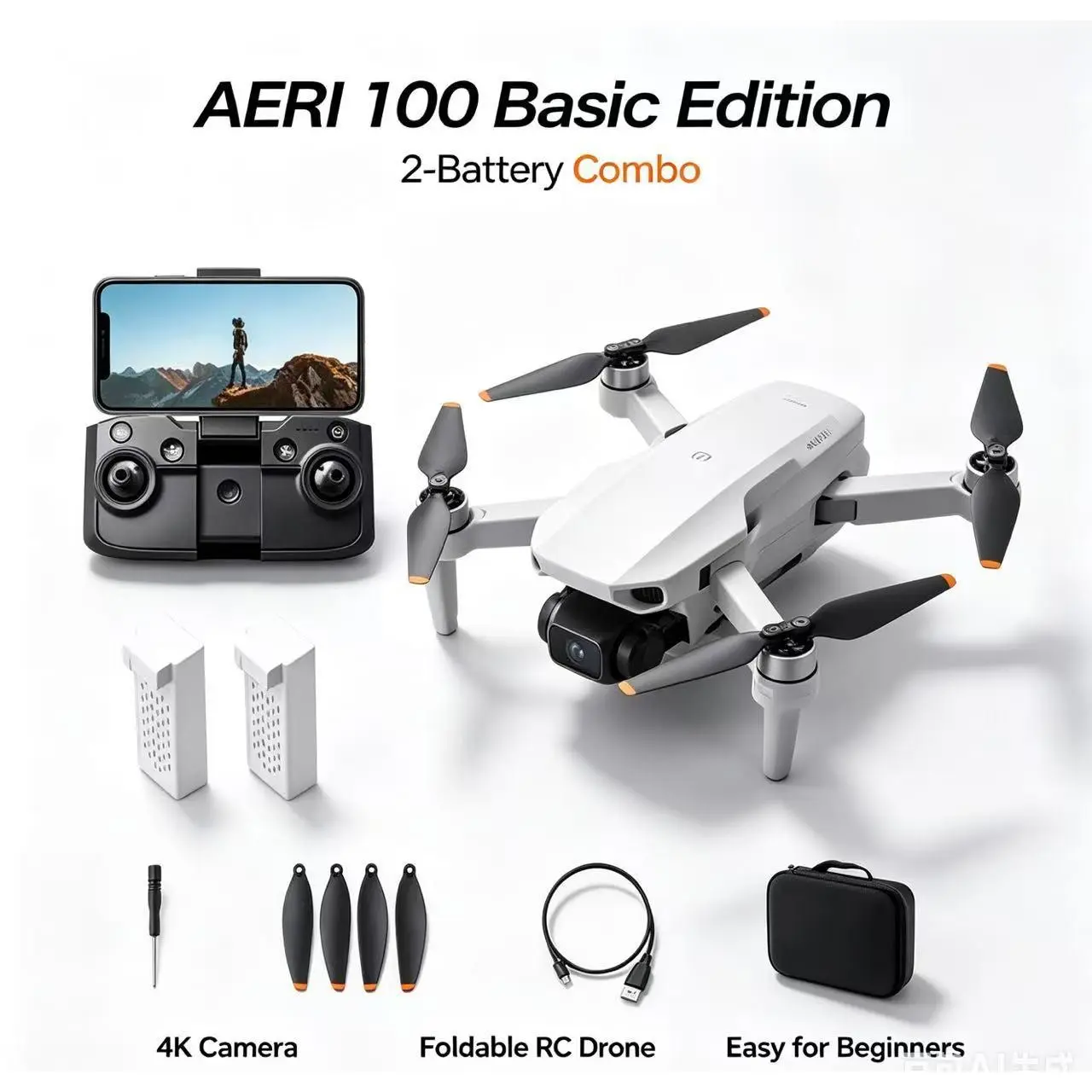 Aeri100 drone, high-definition aerial photography, dual cameras, remote-controlled aircraft, is the perfect gift for the off-season, Halloween, and Christmas