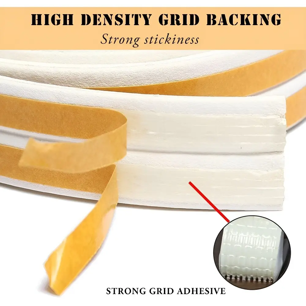 236inch/394inch/787inch Sealing Strip Door Window Seal Tape, Rubber Foam Sealing Strips, Anti-Collision Window Sealing Strips, Soundproofing Strips