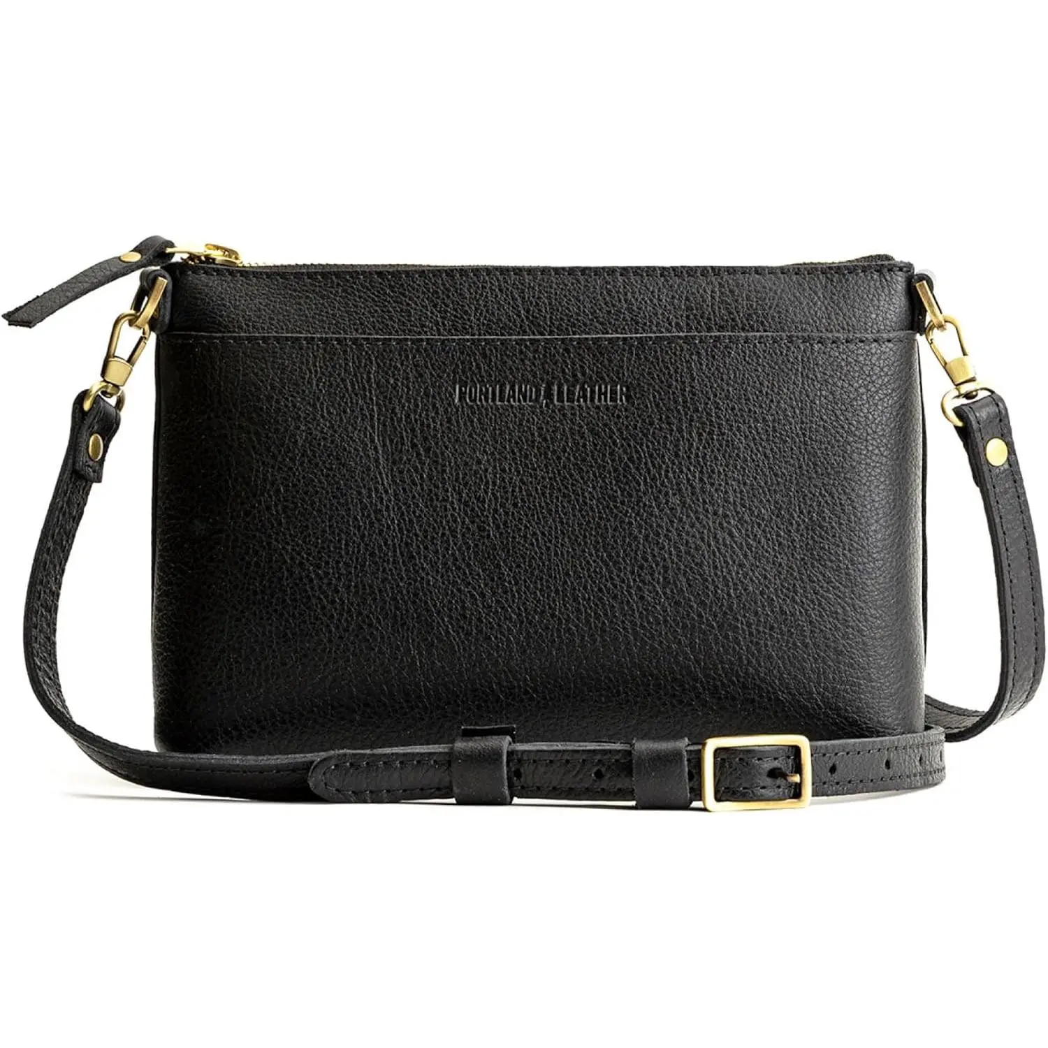 Women's Poppy Crossbody Bag - Large Everyday Carry Handbag with Removable, Adjustable Modern Full-Grain Leather Strap