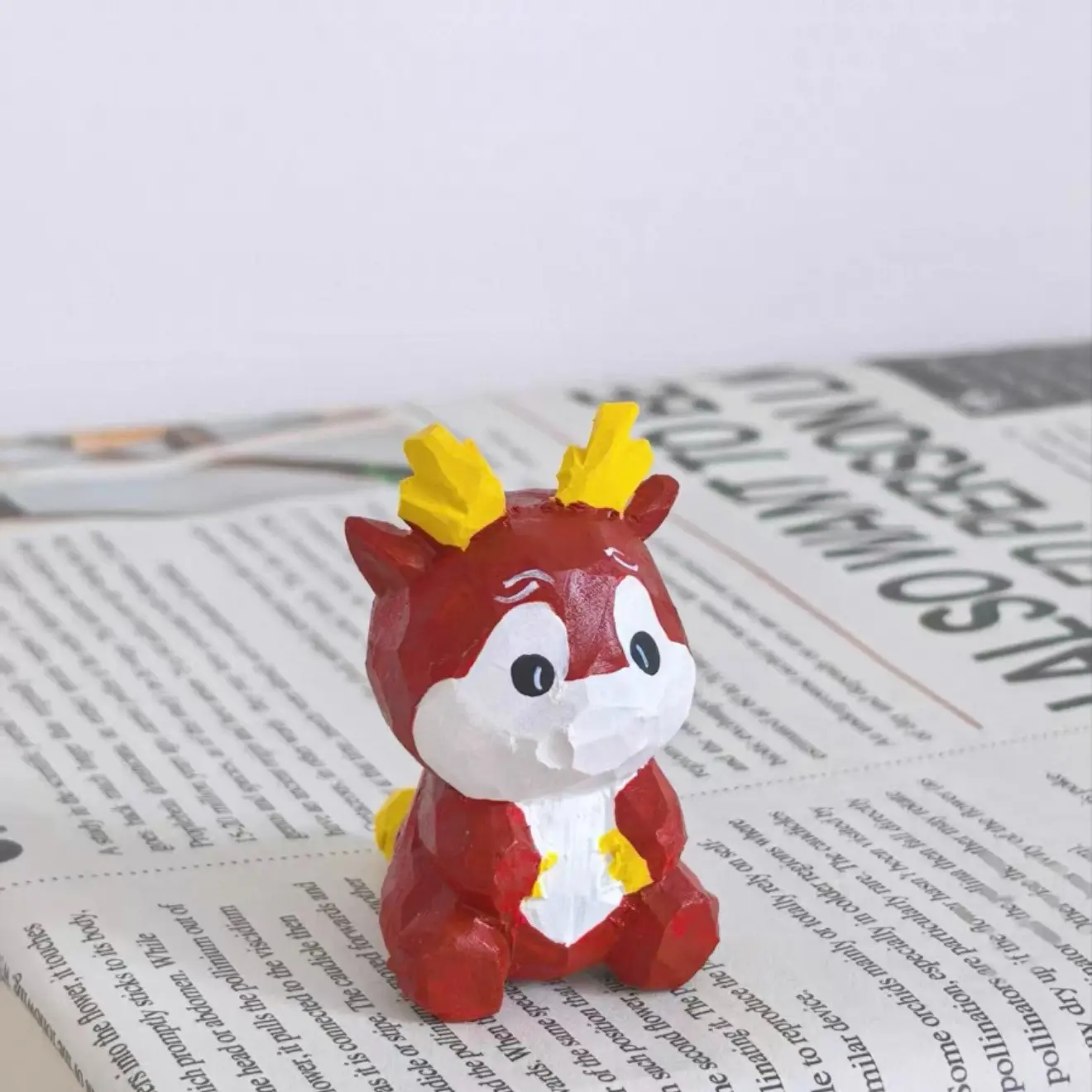 Cute Handcrafted Wooden Zodiac Statues, Painted Wood Decorations, Home Desktop Ornaments, Festival Gifts, Birthday Presents