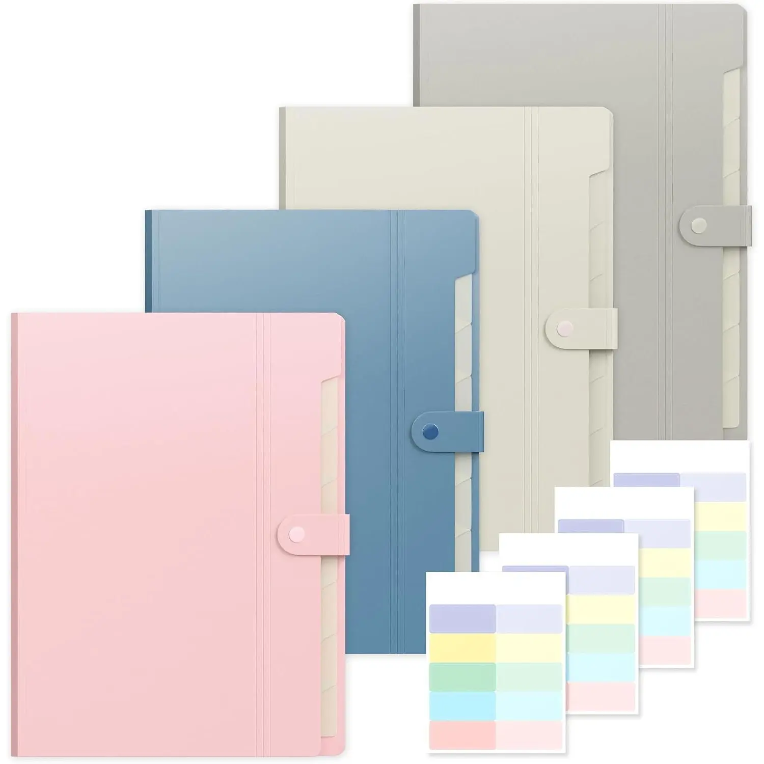 Expandable 8-Pocket File Organizer, Office Filing Aid for Stationery, Computers Equipment