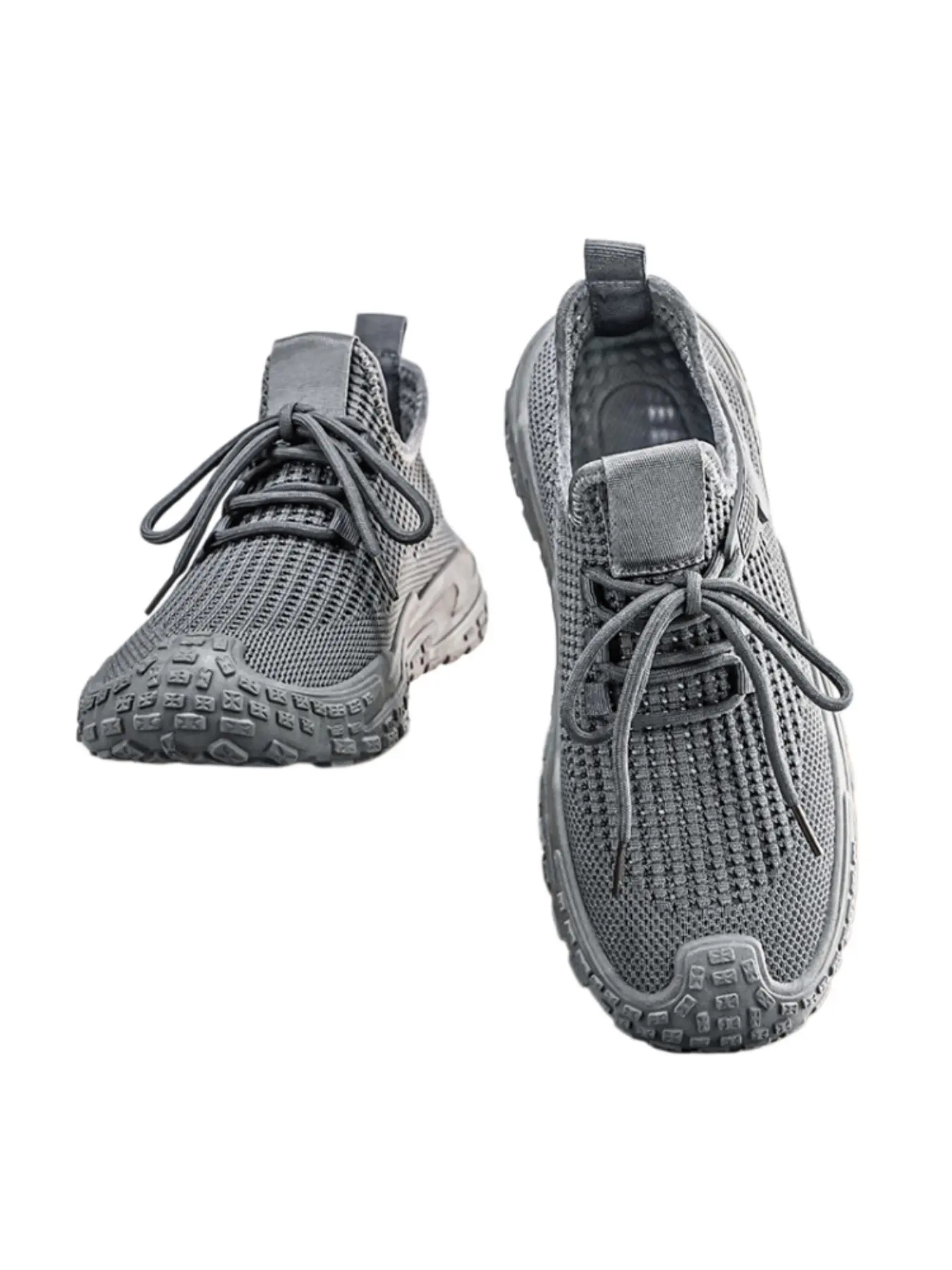 Men's Retro Breathable Mesh Sneakers, Durian Sole, Thick Bottom Heel Lift, Ideal for Summer Wear and Daily Use, Comfortable Footwear
