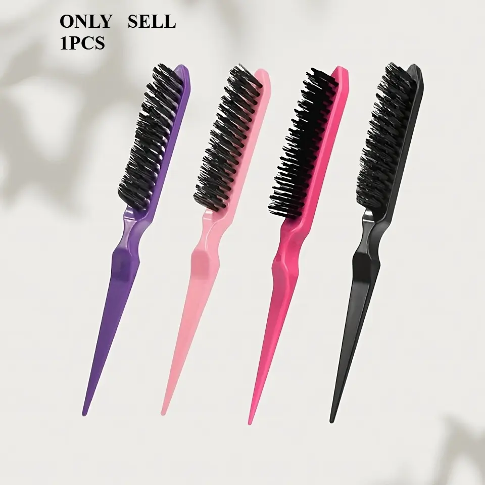 Professional three-row detangling comb, durable ABS plastic tip comb, suitable for all hair types, ideal for salon use