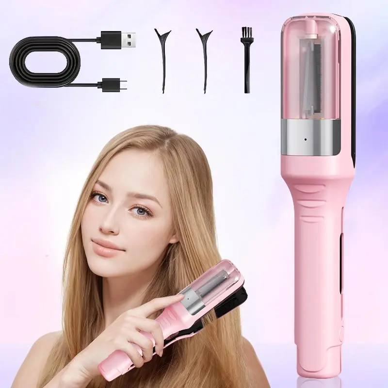 Automatic Electric Hair Clipper, Multifunctional Type-c Rechargeable Hair Split End Clipper, Split End Trimmer, Portable Wireless Hair Trimmer, Hair Care Tool for Gift
