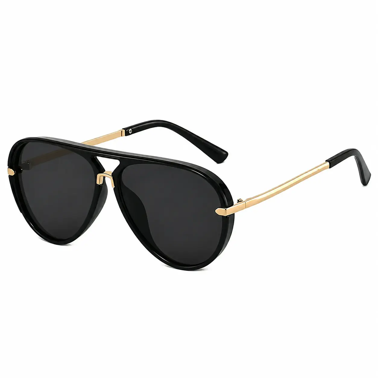 Women's Full-Rim Aviator Sunglasses with Multi-Color Gradient Lenses for Summer Beach, Outdoor Sports, and Everyday Wear — Lightweight UV-Protective Fashion Eyewear Designed for Comfort, Style, and All-Day Versatility