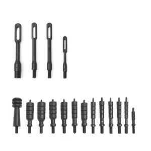 THE WELL KEPT Universal Cleaning Kit for All Guns - Brushes for Pistol, Handgun, Shotgun, Rifle - Elite Brass Rods and Accessories for Men