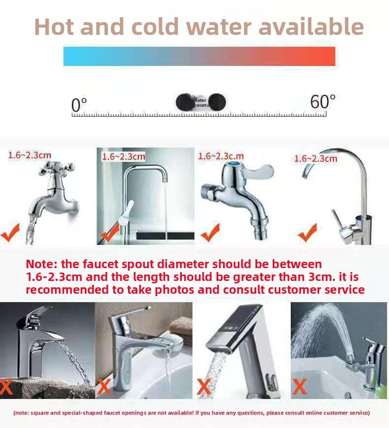 Anti-splash faucet nozzle