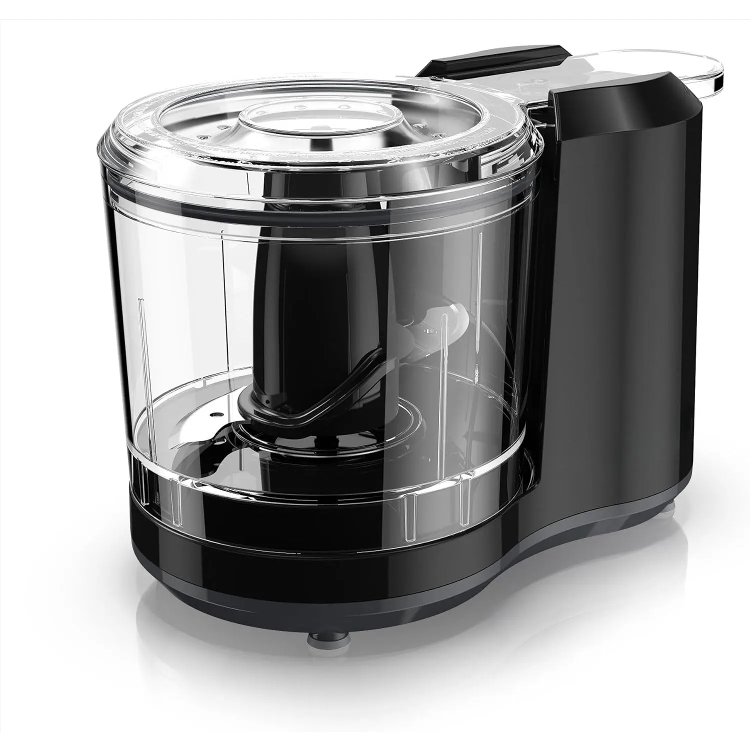 Compact 1.5-Cup Electric Food Chopper for Food Chopping, 1-Touch Pulse Control, 150W Motor, Stay-Sharp Blade, Dishwasher Safe