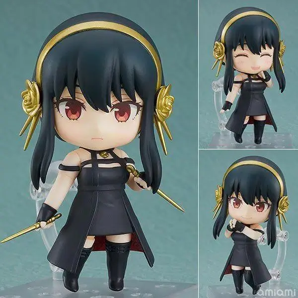 2026 Hot Nendoroid 1903 Yor Forger Chibi Style Anime Figure - Interchangeable Face, PVC Material, Spy X Family Collectibles, Adult Collectors' Model Toy