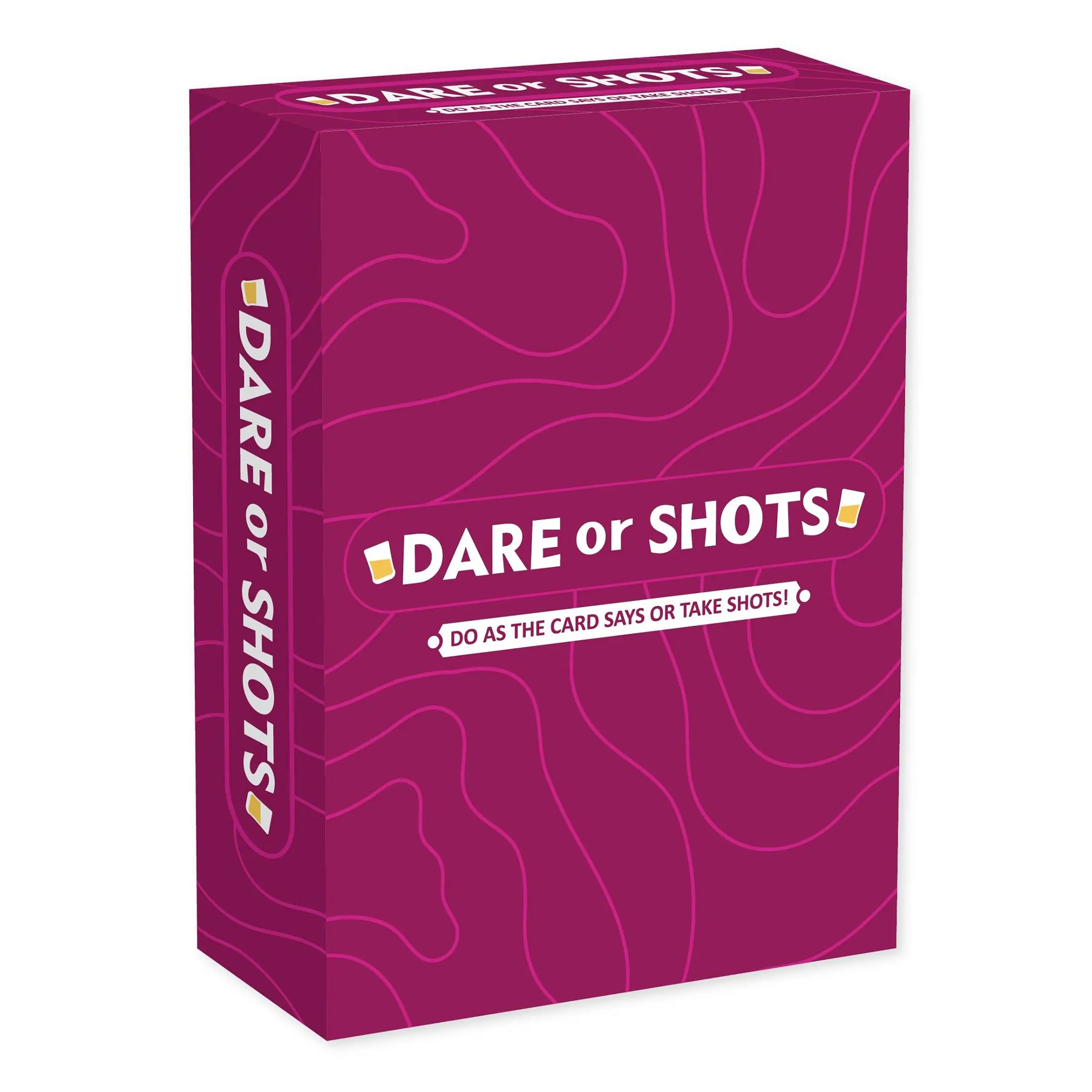 New English Dare or Shots Card Game, 55 Cards, Bold and Exciting Paper Game, Perfect for Parties, Dates, Anniversaries, Valentine's Day, Christmas