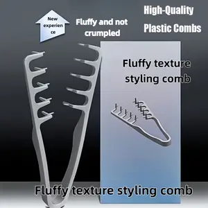 Fluffy Textured Hair Comb-Strong Grip,Fine Serrated Design Suitable for All Hairstyles,Non-slip Fixed Structure,Fluffy Serrated Design, Ergonomic Design, Ideal for Bangs Disc Hair Daily Styling -Salon Home Texture Styling Comb,a must for finishing styling