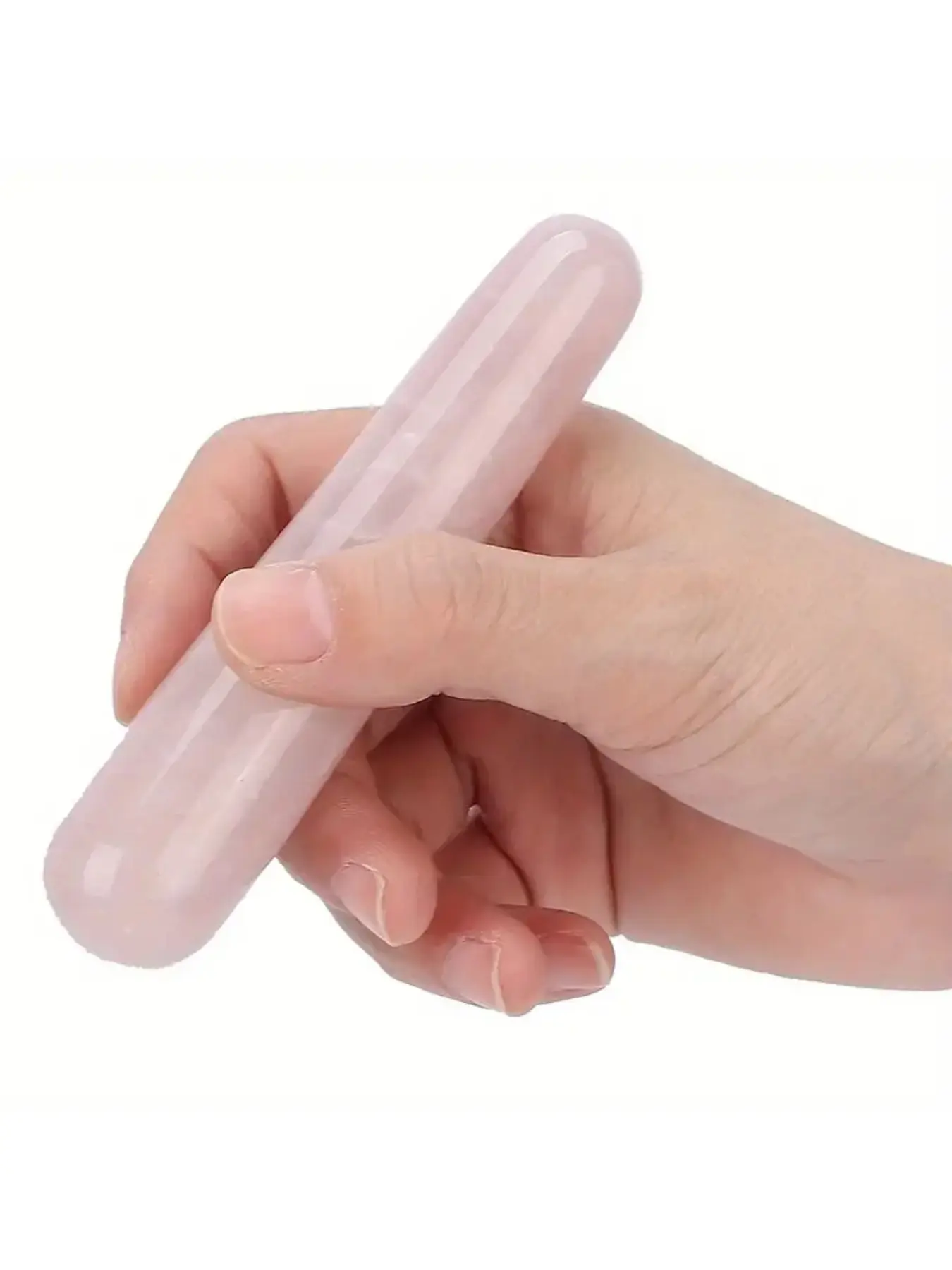 1 pc Rose Quartz Yoni wand massage wand pointed wand gua sha massage tool relaxation massage wand Mother's Day gift Body Care