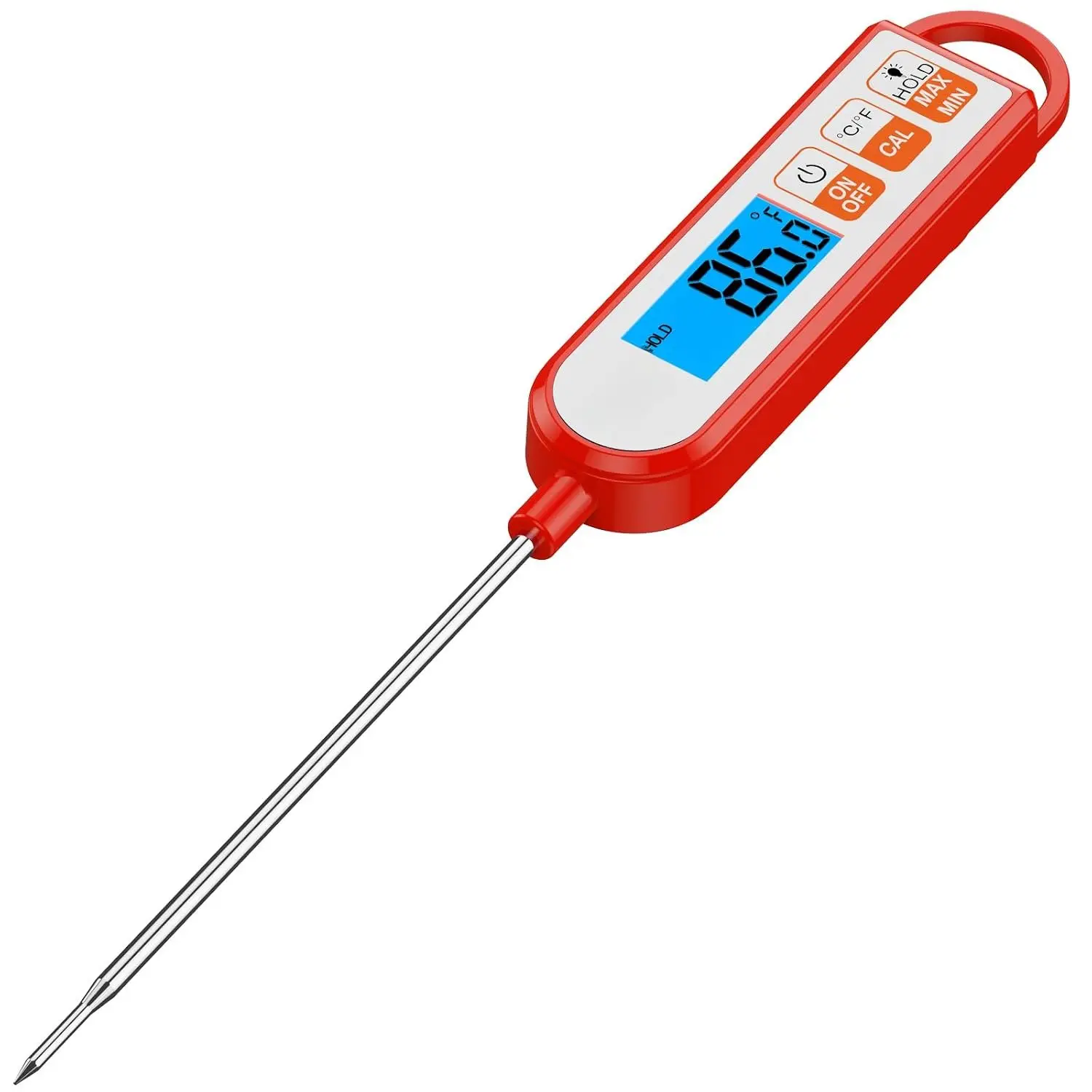 Digital  Read Meat Thermometer Kitchen Cooking  Candy Thermometer for Oil Deep Fry BBQ Grill  Thermometer by