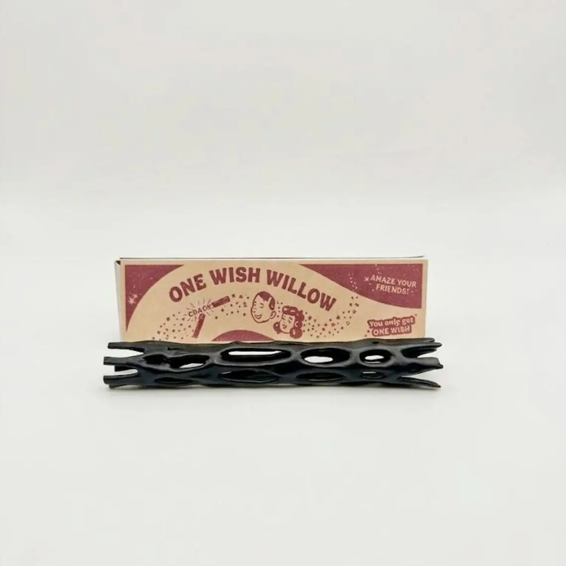 One Wish Willow Prop Replica Prank Props 3D Printed ( Obsession) Display Piece with Box, One Wish Willow Decor, Wish Stick Retro Novelty Trick Toy Halloween Party Prank Gift, Novelty Toy Decor(With Box)
