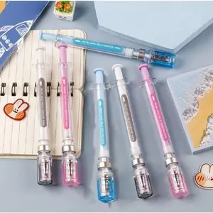 2026 Viral Syringe Pens | 0.5mm Colorful Cute Gel Pens | Creative Student Stationery