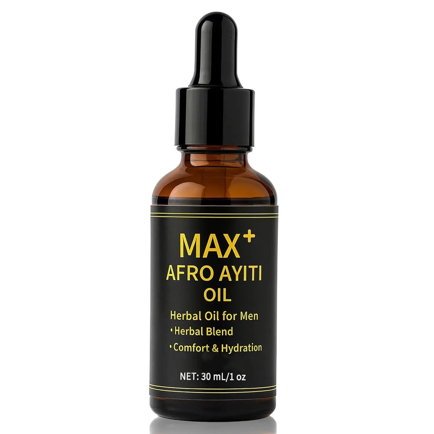 Max+ Afro Ayiti Men's Oil with a Natural Herbal Formula