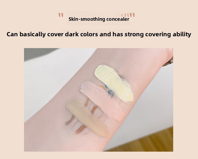 armosu three-color concealer is waterproof and covers spots, acne marks, dark circles, and enhances complexion